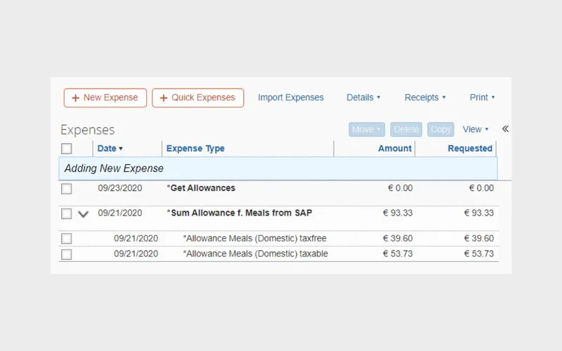 Concur Expense