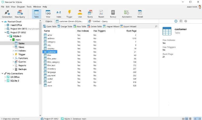 SQLite Gestión de Datos