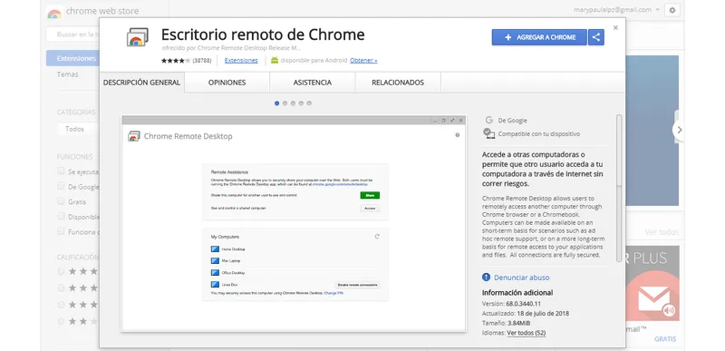 Chrome Remote Desktop