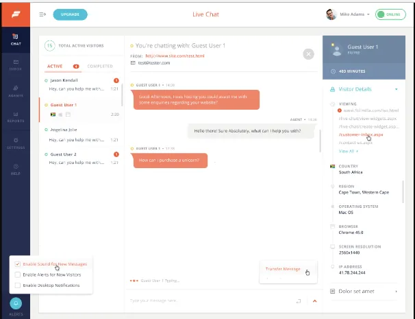 Formilla Live Chat