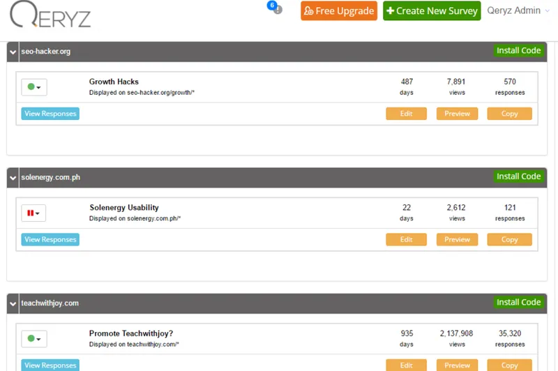 Qeryz Software Encuestas