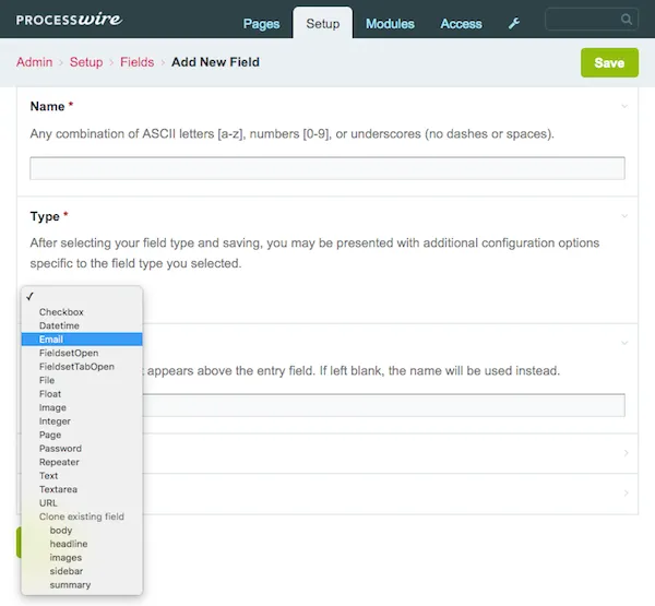ProcessWire