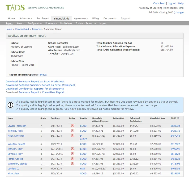 TADS School Management