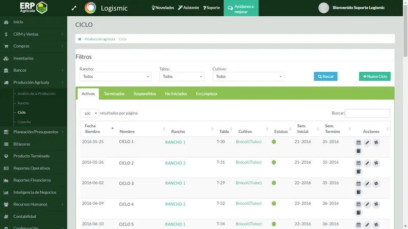 Logismic ERP Agrícola