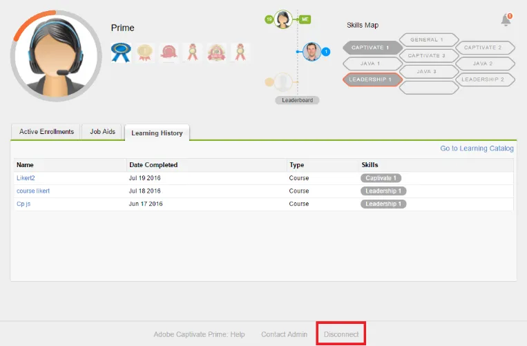 Adobe Captivate LCMS